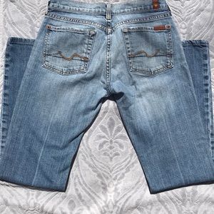 7 for all mankind bootcut Jeans. By Jerome Dahan.